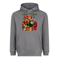 Storm happy holidays gnomes truck Heavyweight Hoodie - BarkalooDesign