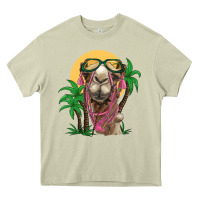 Mossy camel with oasis Heavy Core Tee - BarkalooDesign