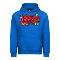 Cobalt Chingona with roses Urban Hoodie - AdoDesignShop