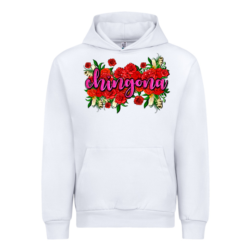 Chingona With Roses Urban Hoodie by AdoDesignShop | Teevron