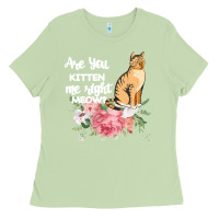 Matcha Cat Maine coon gift kidding kitten meow pussycat Ladies Tee - Bettercallsaul