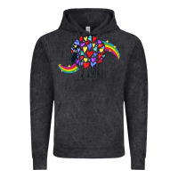Vintage Black Rainbow sheep Vintage Hoodie - CowGirlArtShop
