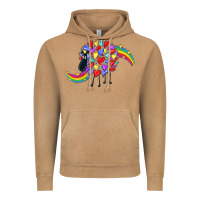Vintage Camel Rainbow sheep Vintage Hoodie - CowGirlArtShop