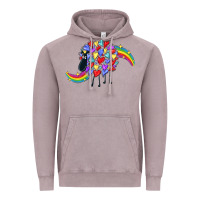 Vintage Zinc Rainbow sheep Vintage Hoodie - CowGirlArtShop