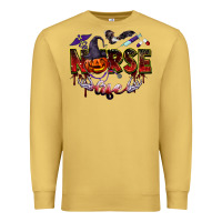 Antique Gold halloween nurse life Premium Sweatshirt - BarkalooDesign