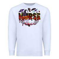 White halloween nurse life Premium Sweatshirt - BarkalooDesign