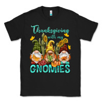 Black Thanksgiving With My Gnomes Classic Tee - NancyCooperArtShop