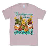 Lilac Thanksgiving With My Gnomes Classic Tee - NancyCooperArtShop