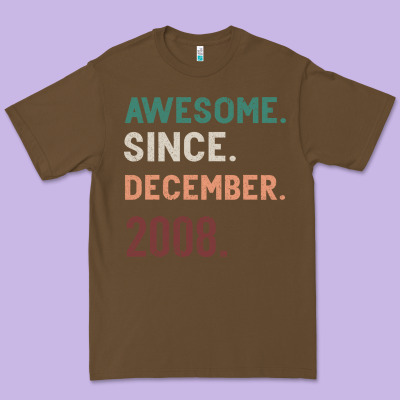 Awesome Since December 2008 Premium Tee Designed By Bettercallsaul