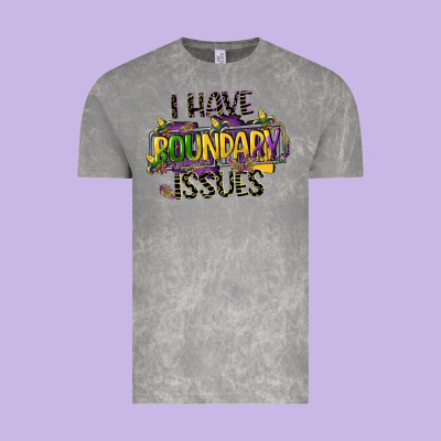 I Have Boundary Issues Vintage Tee Designed By Cowgirlartshop