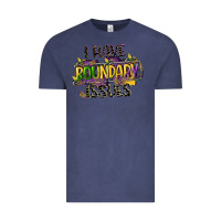 Vintage Denim i have boundary issues Vintage Tee - CowGirlArtShop