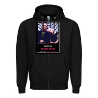 Black Lost in Translation Poster GIFT Zipper Hoodie - trangStudio
