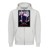 Dove Grey Lost in Translation Poster GIFT Zipper Hoodie - trangStudio