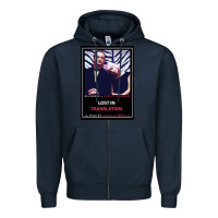 Navy Lost in Translation Poster GIFT Zipper Hoodie - trangStudio