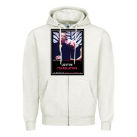 Oatmeal Heather Lost in Translation Poster GIFT Zipper Hoodie - trangStudio