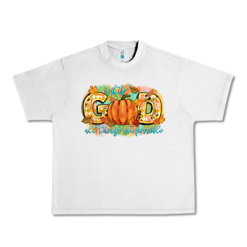 With God All Things Are Possible Urban Heavy Tee by CowGirlArtShop | Teevron