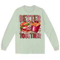 Matcha hamburger potatoes better together olivia Long Sleeve Tee - OliviaCreatesArt