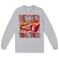 Moon Dust hamburger potatoes better together olivia Long Sleeve Tee - OliviaCreatesArt