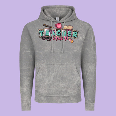 Teacher Mom Vintage Hoodie Designed By Cowgirlartshop