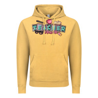 Vintage Mustard teacher mom Vintage Hoodie - CowGirlArtShop