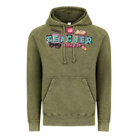 Vintage Olive teacher mom Vintage Hoodie - CowGirlArtShop