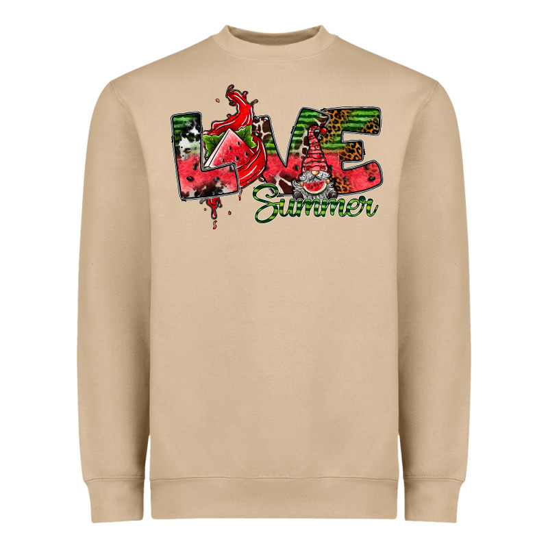Love Summer Heavyweight Sweatshirt by CowhideDigitalArt | Teevron