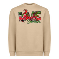 Mushroom Love Summer Heavyweight Sweatshirt - CowhideDigitalArt