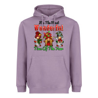 Lavender it's the most wonderful time of the year Heavyweight Hoodie - BarkalooDesign