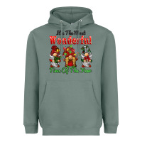 Sage it's the most wonderful time of the year Heavyweight Hoodie - BarkalooDesign