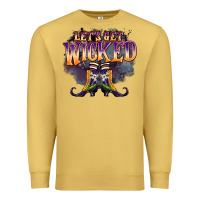 Antique Gold lets get wıcked Premium Sweatshirt - BarkalooDesign
