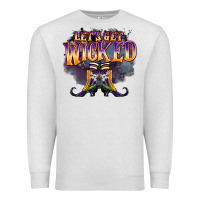 Oatmeal Heather lets get wıcked Premium Sweatshirt - BarkalooDesign