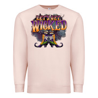 Pale Pink lets get wıcked Premium Sweatshirt - BarkalooDesign