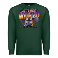 Sports Green lets get wıcked Premium Sweatshirt - BarkalooDesign