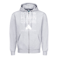 Heather Grey moth easy halloween human costume insect owlet diy gift t shirt Zipper Hoodie - trangStudio