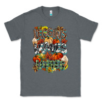 Charcoal Heather Leaves lattes Fall pumpkin Classic Tee - NancyCooperArtShop