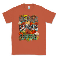 Copper Leaves lattes Fall pumpkin Classic Tee - NancyCooperArtShop