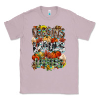 Lilac Leaves lattes Fall pumpkin Classic Tee - NancyCooperArtShop