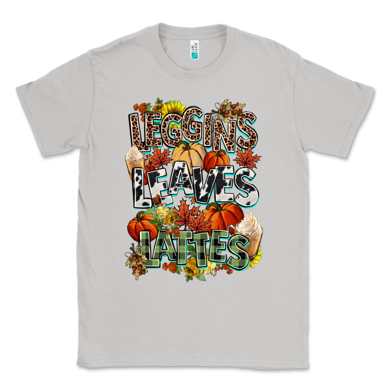 Leaves Lattes Fall Pumpkin Classic Tee by NancyCooperArtShop | Teevron