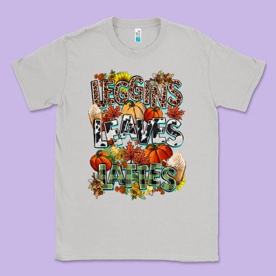 Leaves Lattes Fall Pumpkin Classic Tee Designed By Nancycooperartshop