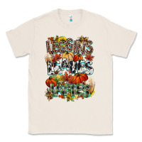 Natural Leaves lattes Fall pumpkin Classic Tee - NancyCooperArtShop
