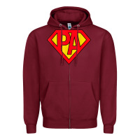 Burgundy physician assistant super hero pa costume halloween gifts t shirt Zipper Hoodie - trangStudio