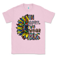 Bubblegum Pink autism sunflower Classic Tee - CowhideDigitalArt