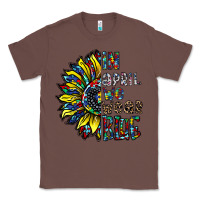 Chestnut autism sunflower Classic Tee - CowhideDigitalArt