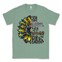 Sage autism sunflower Classic Tee - CowhideDigitalArt