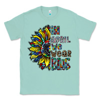 Seafoam autism sunflower Classic Tee - CowhideDigitalArt