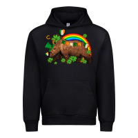 Black st patricks bear ado Urban Hoodie - AdoDesignShop