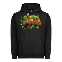 Pigment Black st patricks bear ado Urban Hoodie - AdoDesignShop
