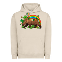 Pigment French Oak st patricks bear ado Urban Hoodie - AdoDesignShop