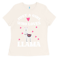 Bone Llama Just A Girl Who Loves Llamas Ladies Tee - Bettercallsaul