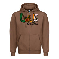 Chestnut love Christmas Zipper Hoodie - CowhideDigitalArt